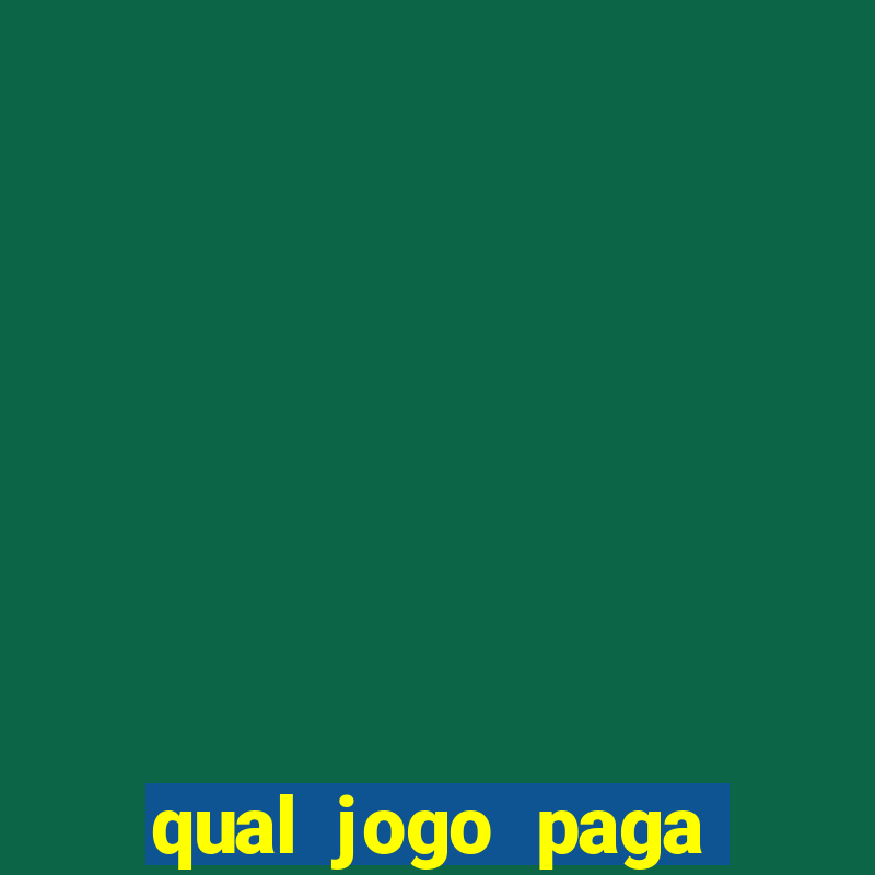 qual jogo paga dinheiro de verdade